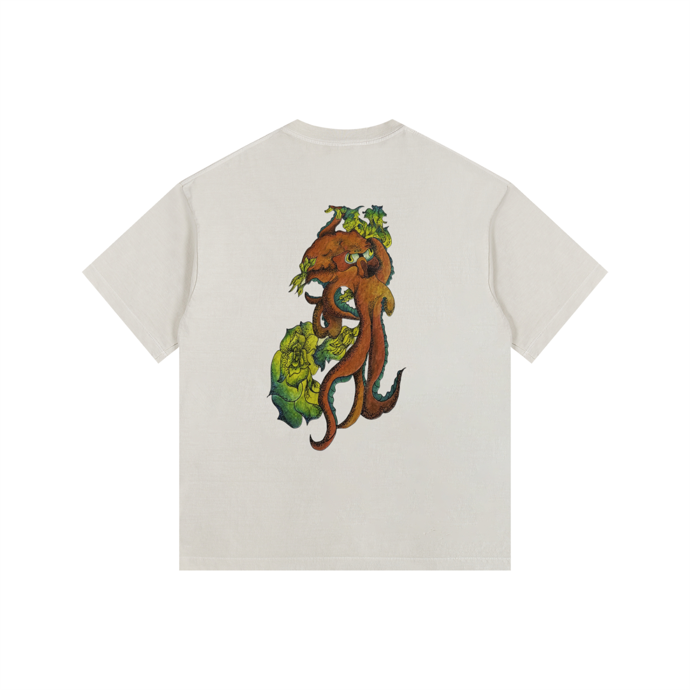 Vintage Washed Oversized Cotton T-Shirt