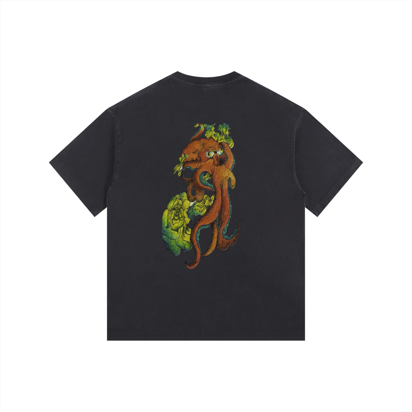 Vintage Washed Oversized Cotton T-Shirt