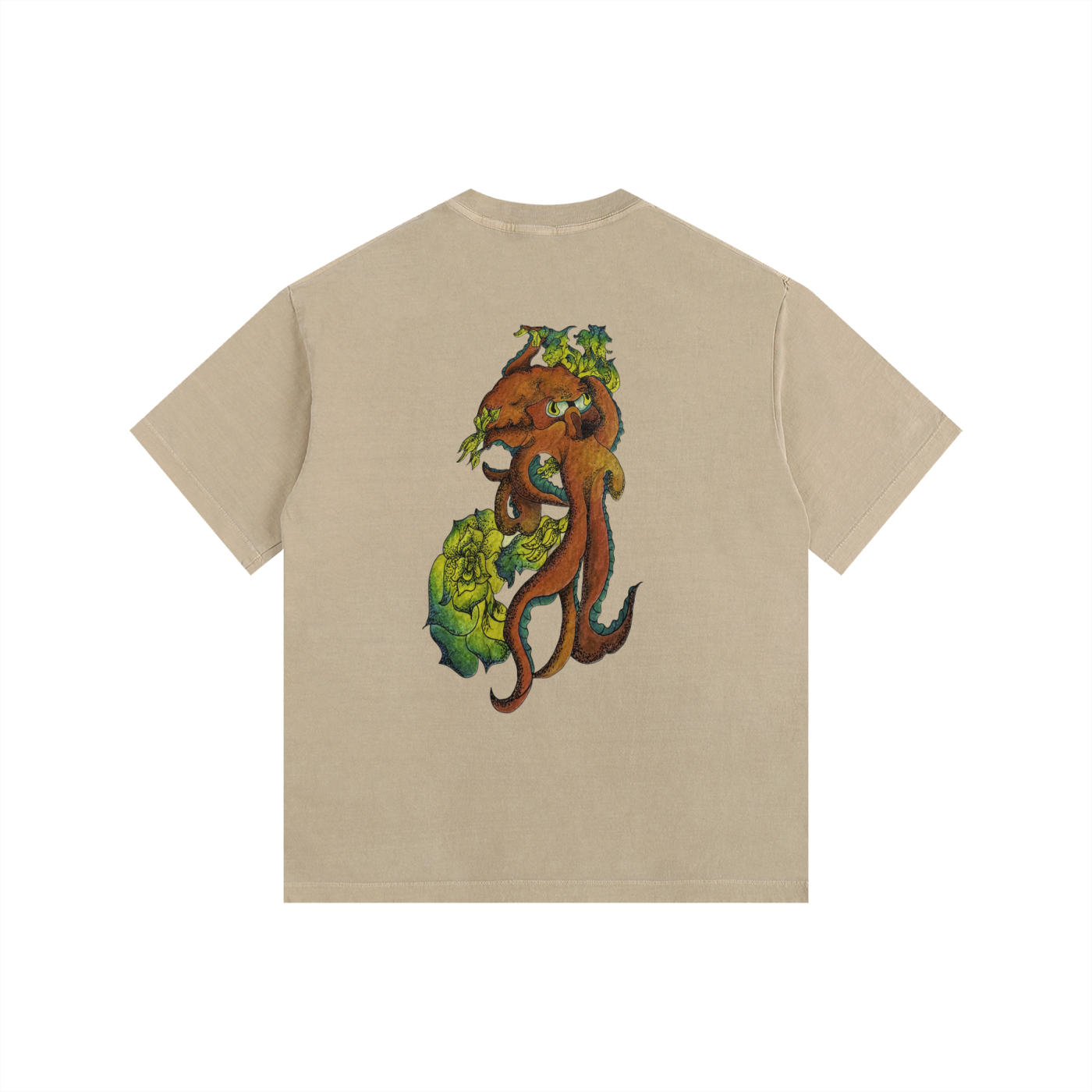 Vintage Washed Oversized Cotton T-Shirt